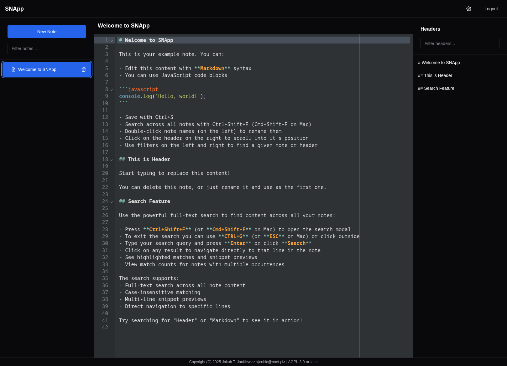 SNApp – Simple Notes App gallery image