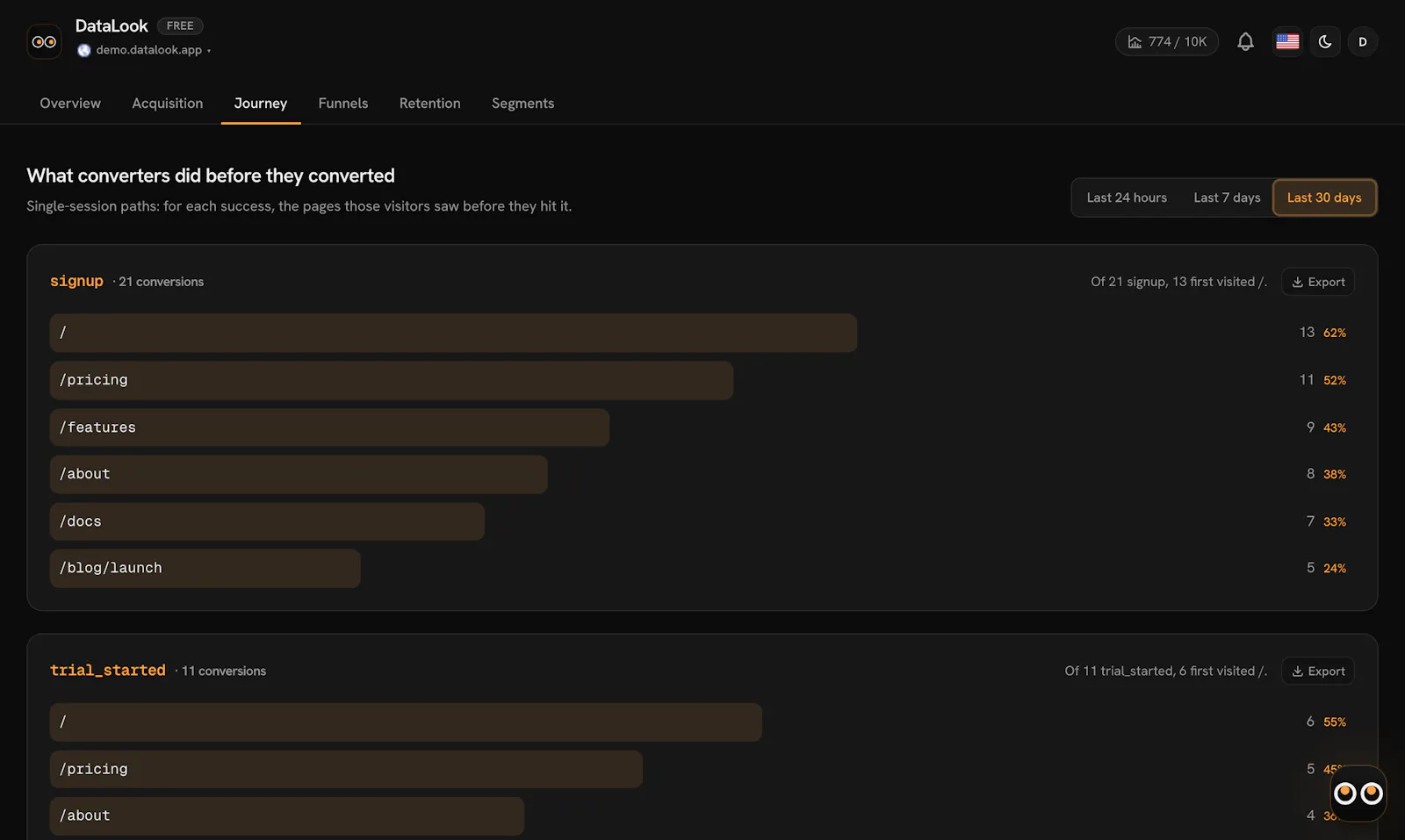 DataLook screenshot 4
