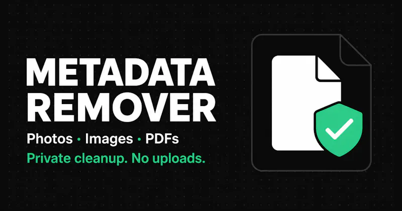 Metadata Remover screenshot 1