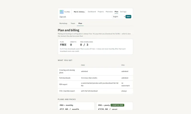 PanelPlan screenshot 7
