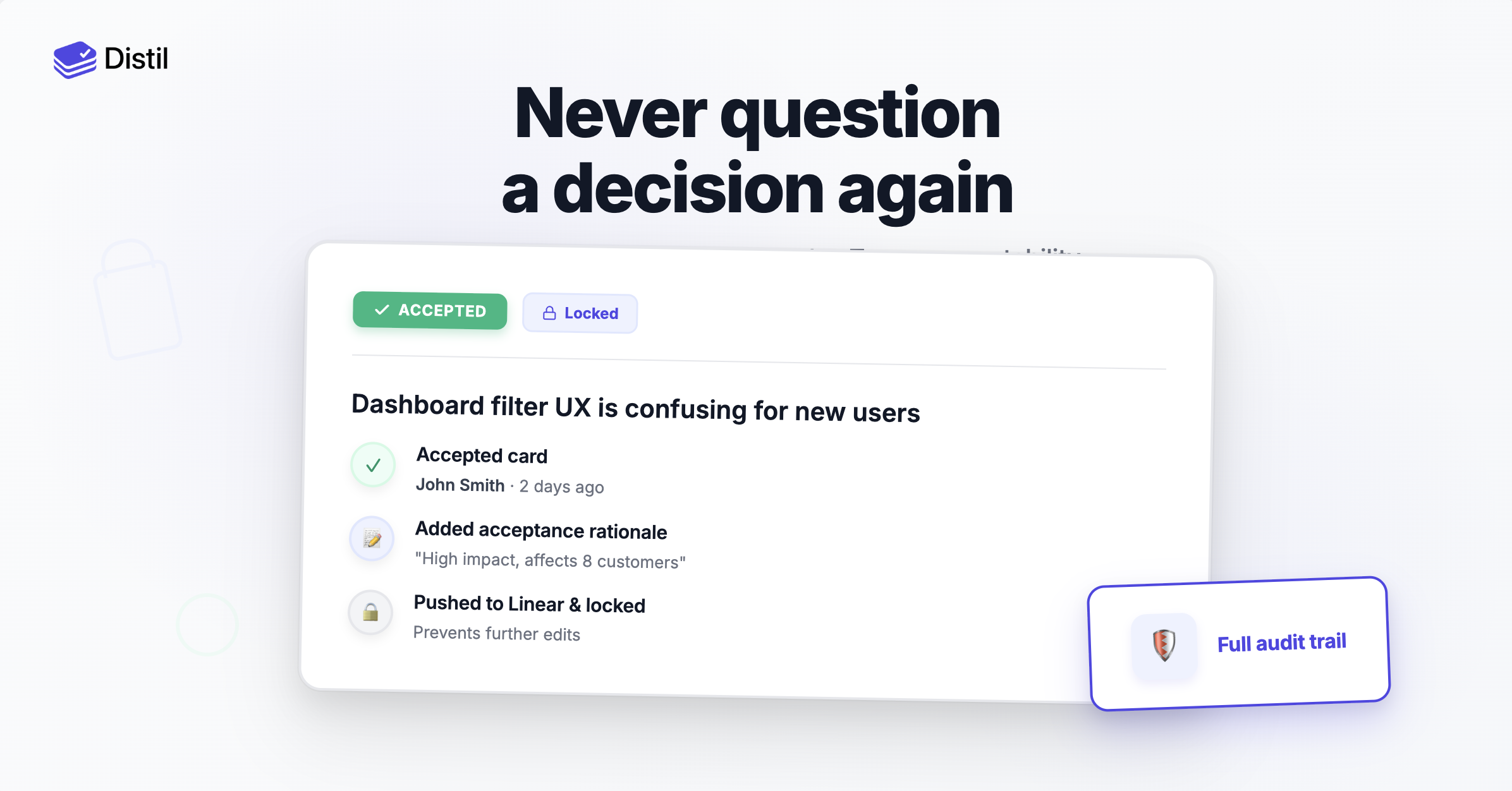Distil - Screenshot 3 showing product features and functionality
