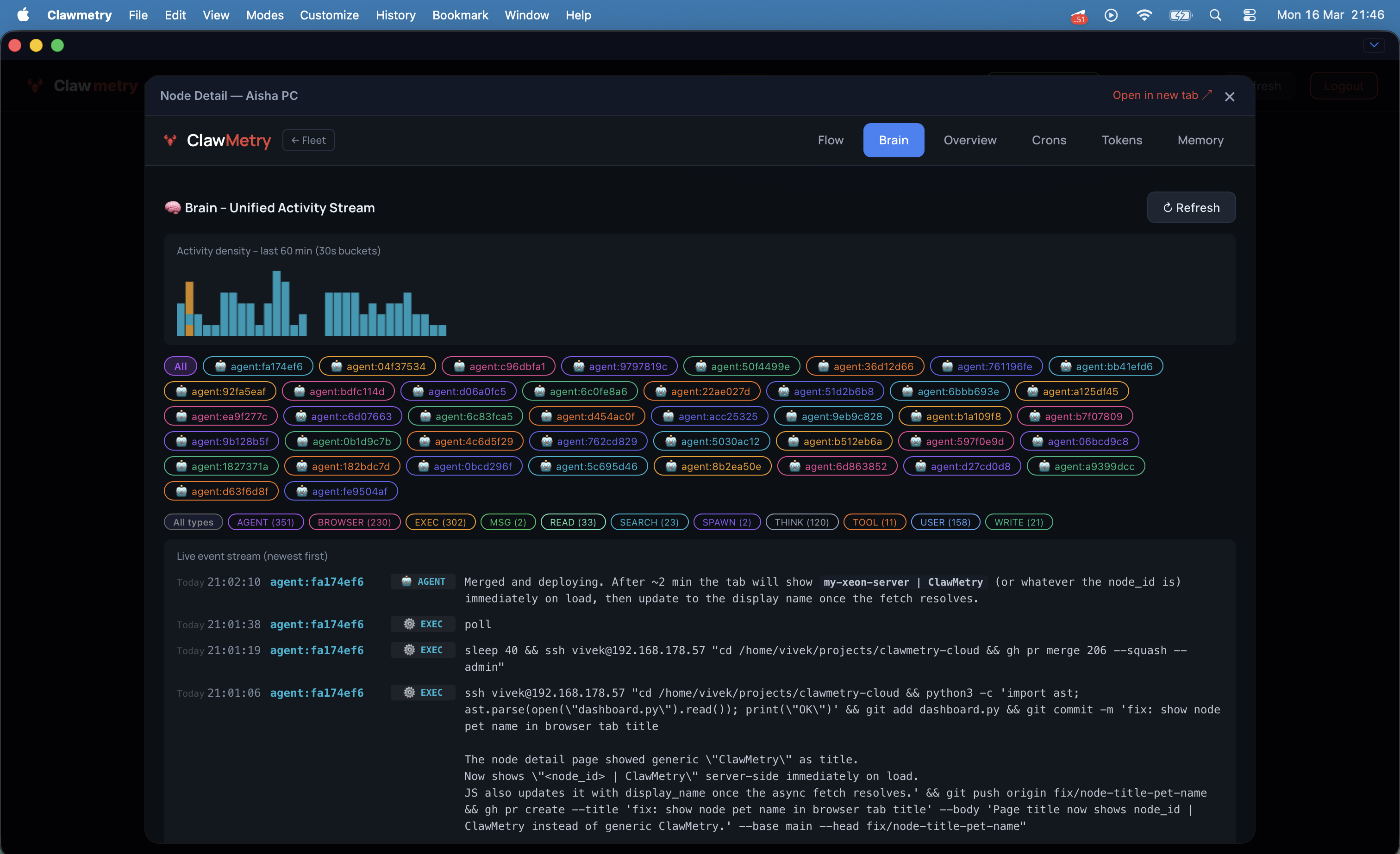 ClawMetry Cloud gallery image
