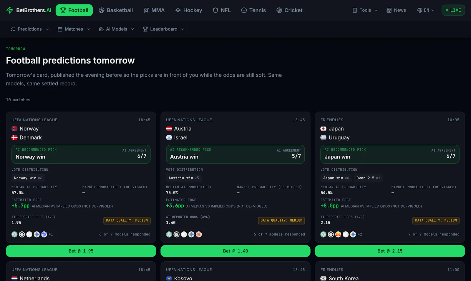 BetBrothers AI screenshot 6
