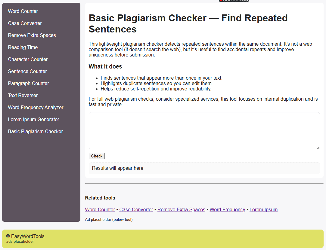Word Counter, Case Converter & More gallery image