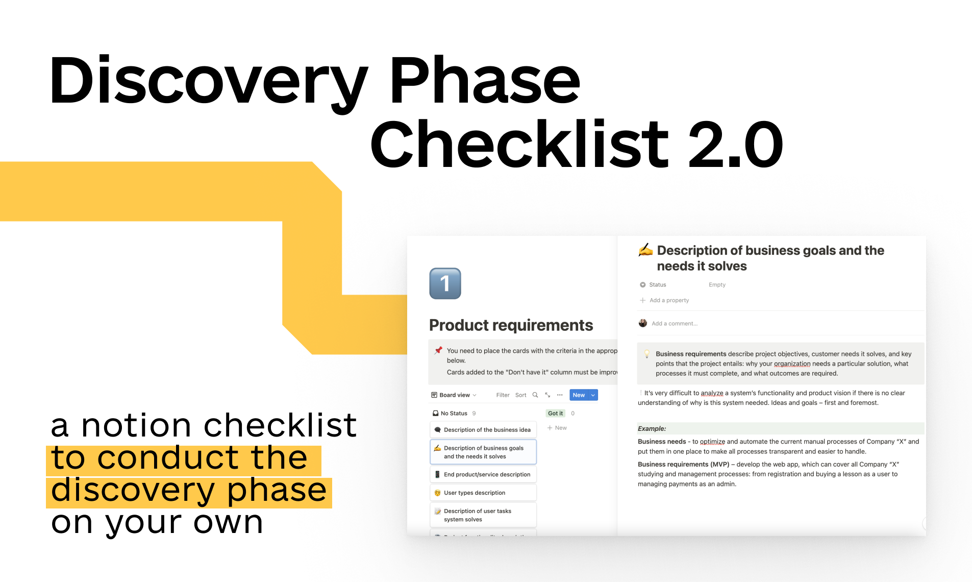 Discovery Phase Checklist 2.0