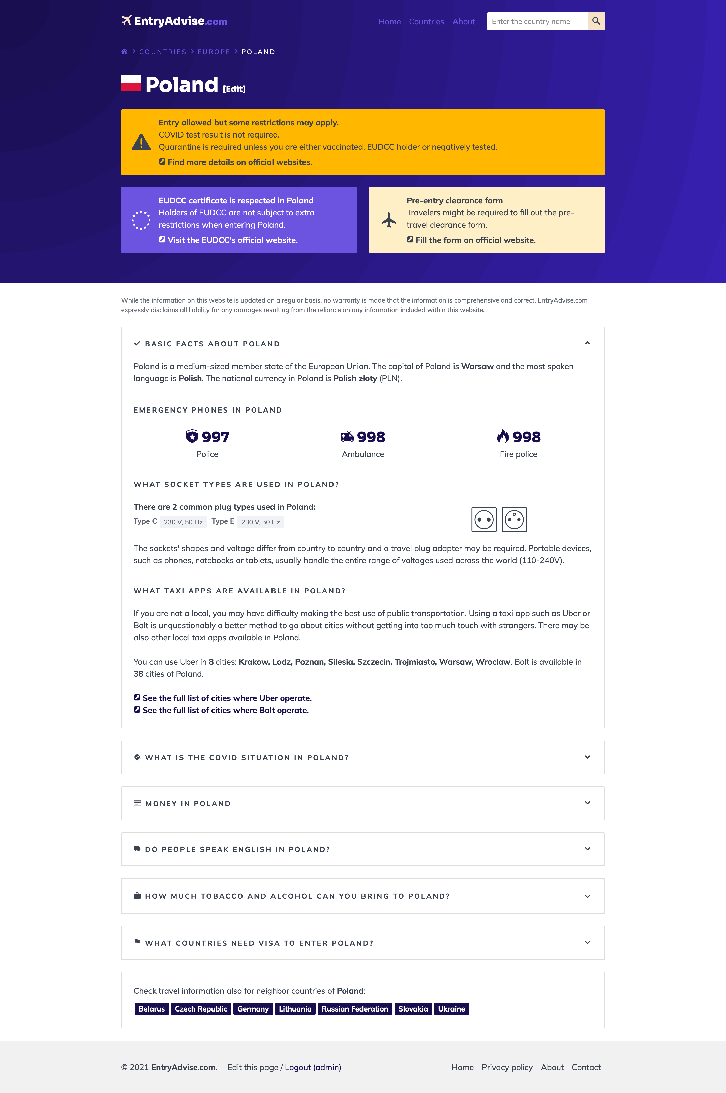 EntryAdvise.com gallery image