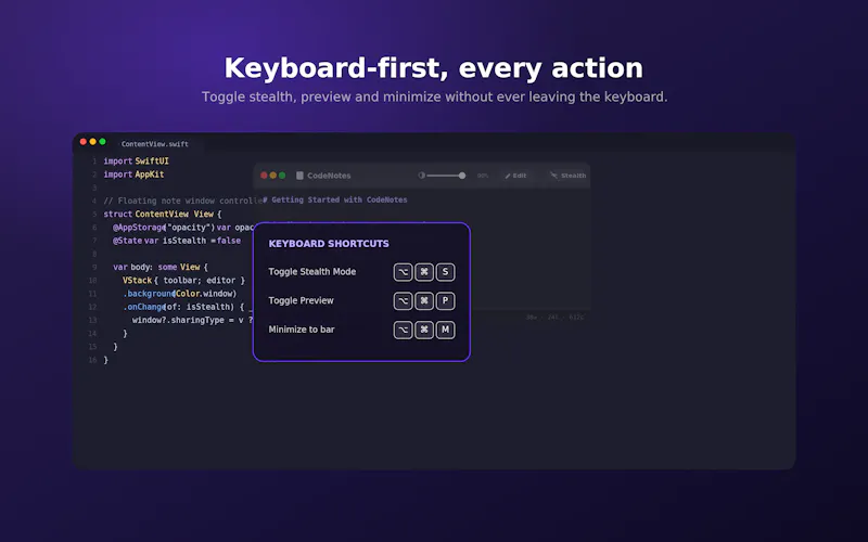 CodeNotes | The Stealth Floating Notepad screenshot 7