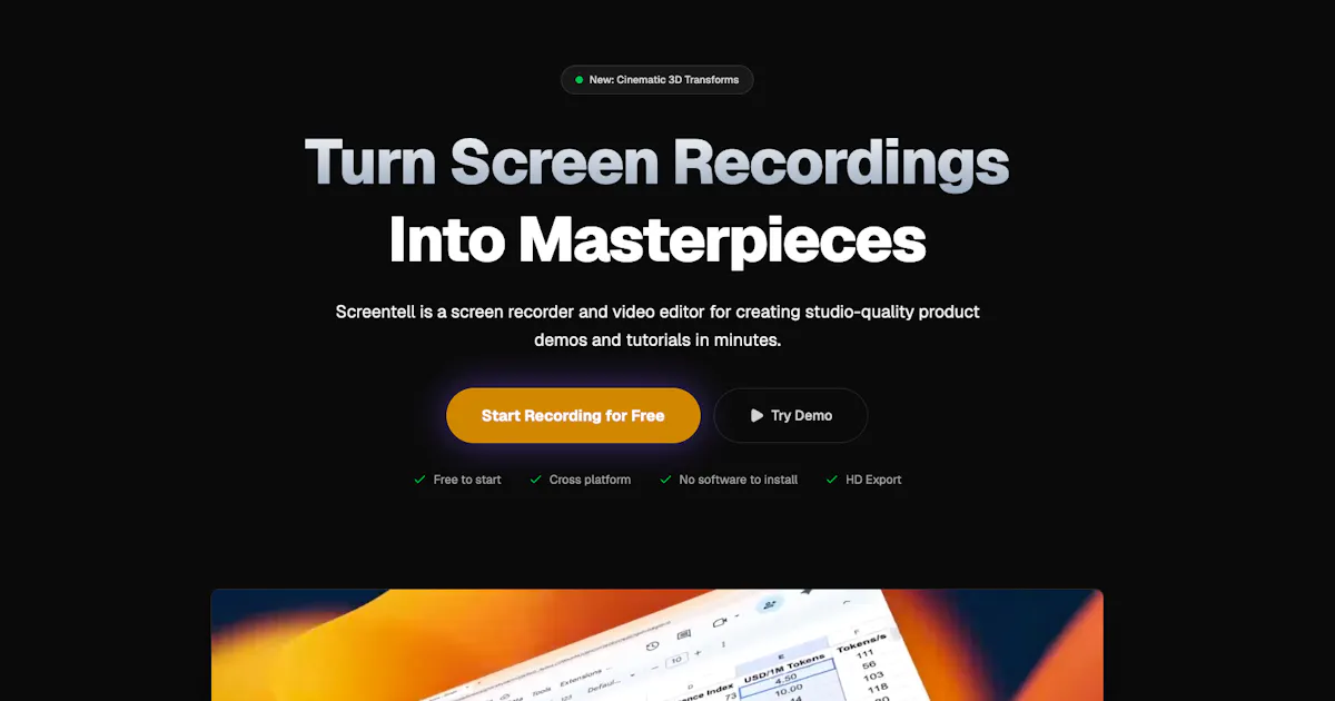 Screentell