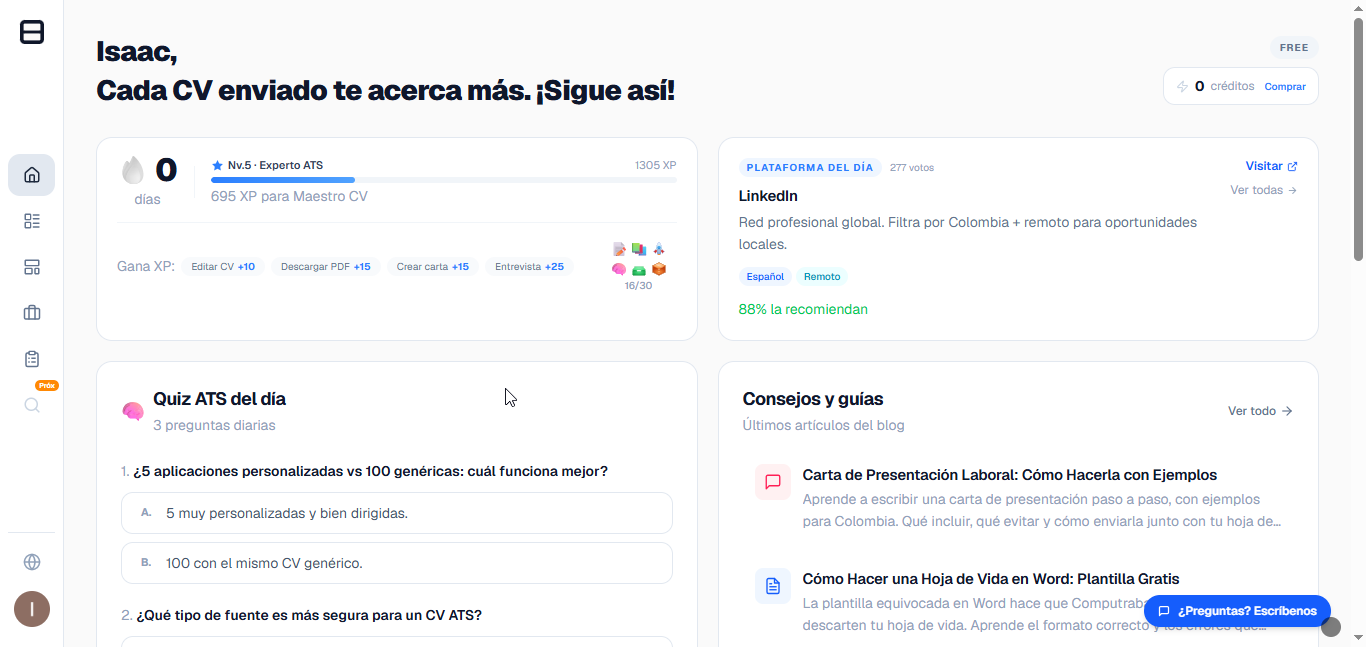 CVATS — Resume Builder en Español gallery image