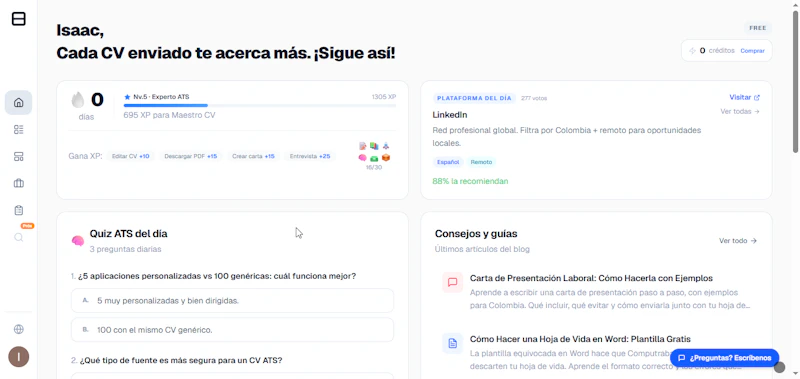 CVATS — Resume Builder en Español screenshot 3