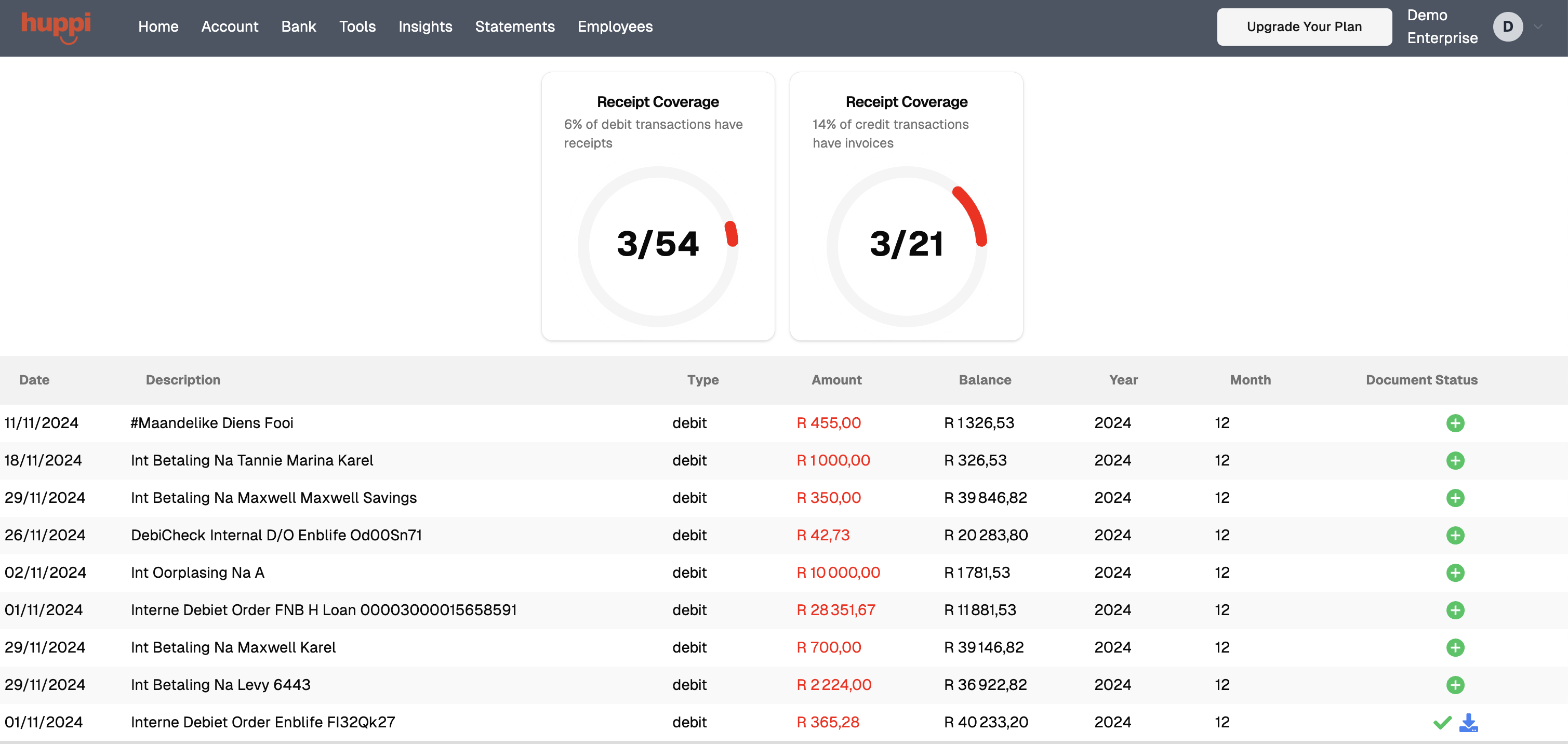 HUPPI - Cash flow management for freelancers and small businesses media 2
