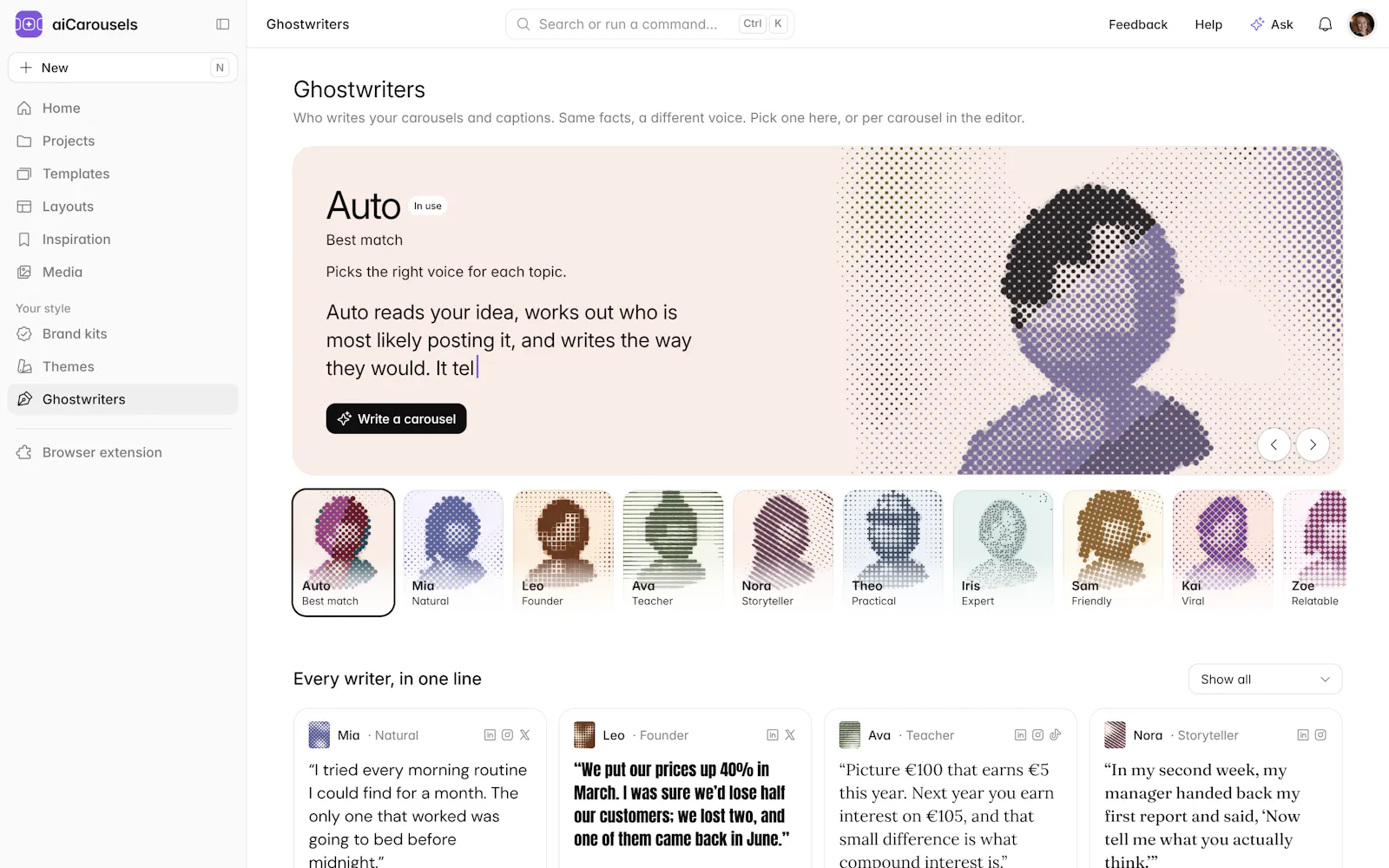 aiCarousels screenshot 5