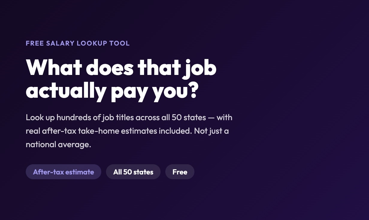 PayCheck Finder - Salary by Job & State gallery image