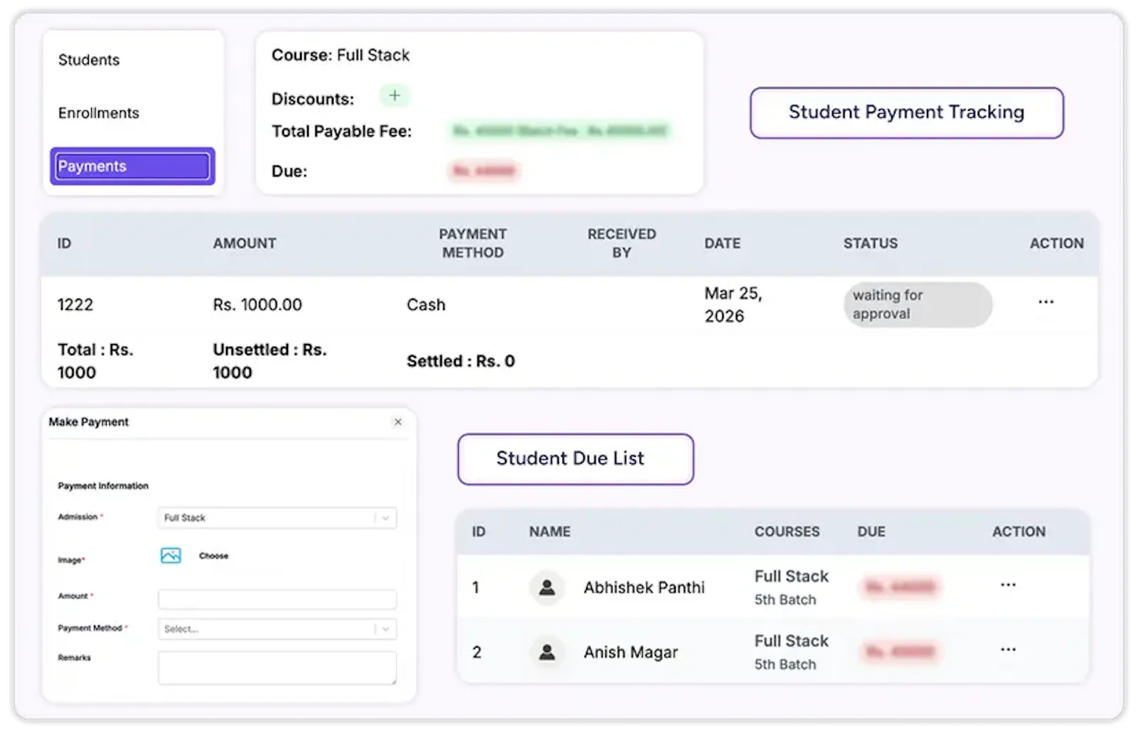 Pace LMS screenshot 1