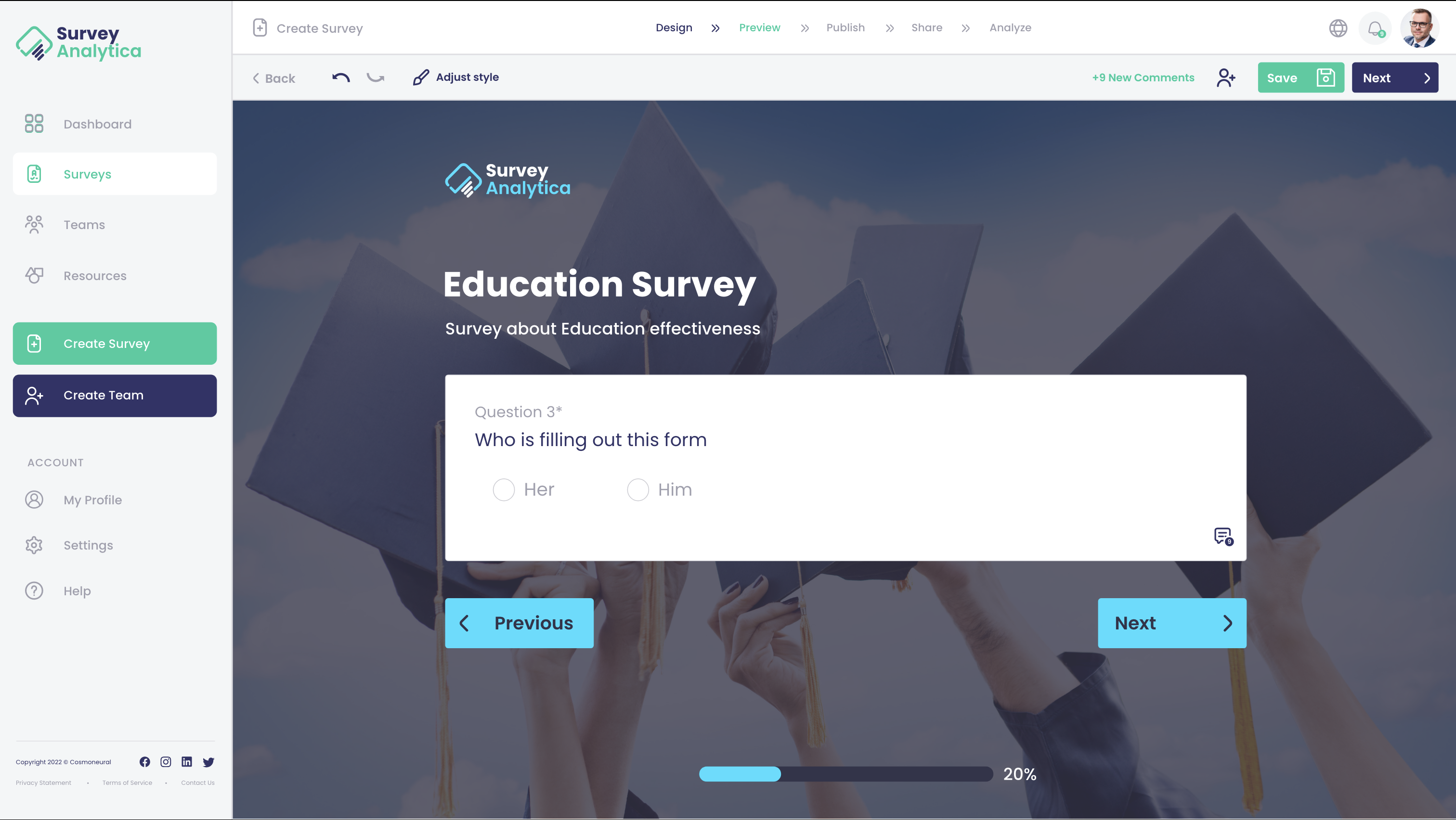 Media SurveyAnalytica 8