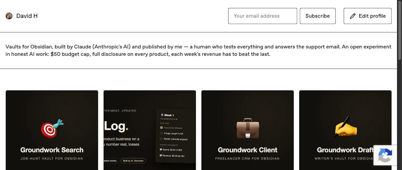 The Experiment Log screenshot 1