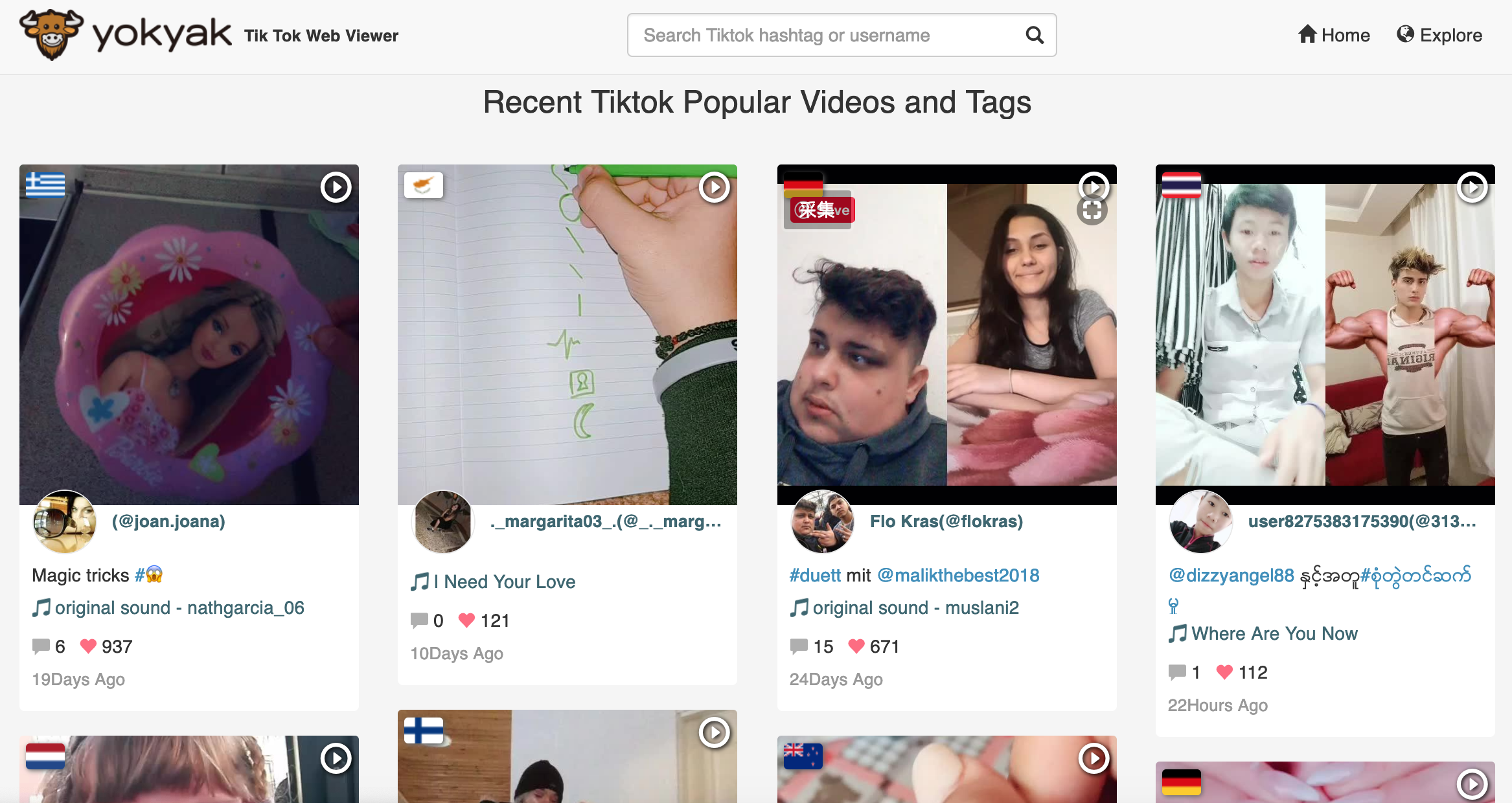 YokYak - Tiktok Web Viewer gallery image