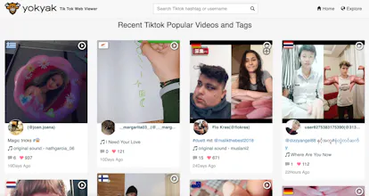 YokYak - Tiktok Web Viewer gallery image