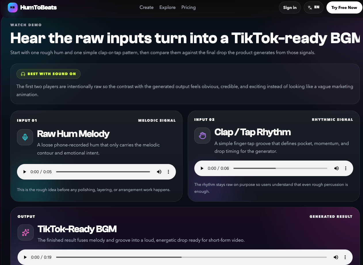 HumToBeats gallery image