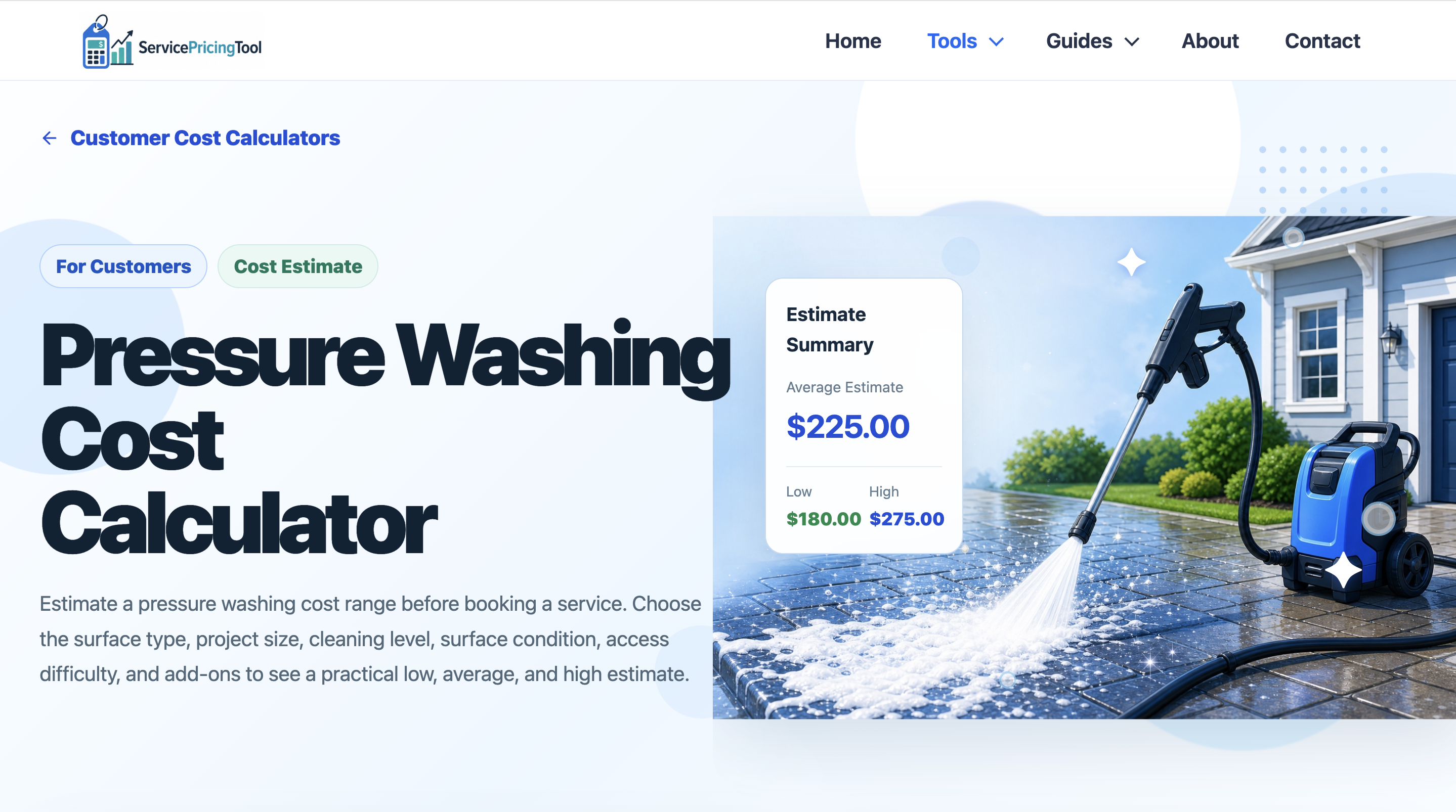 Service Pricing Tool gallery image