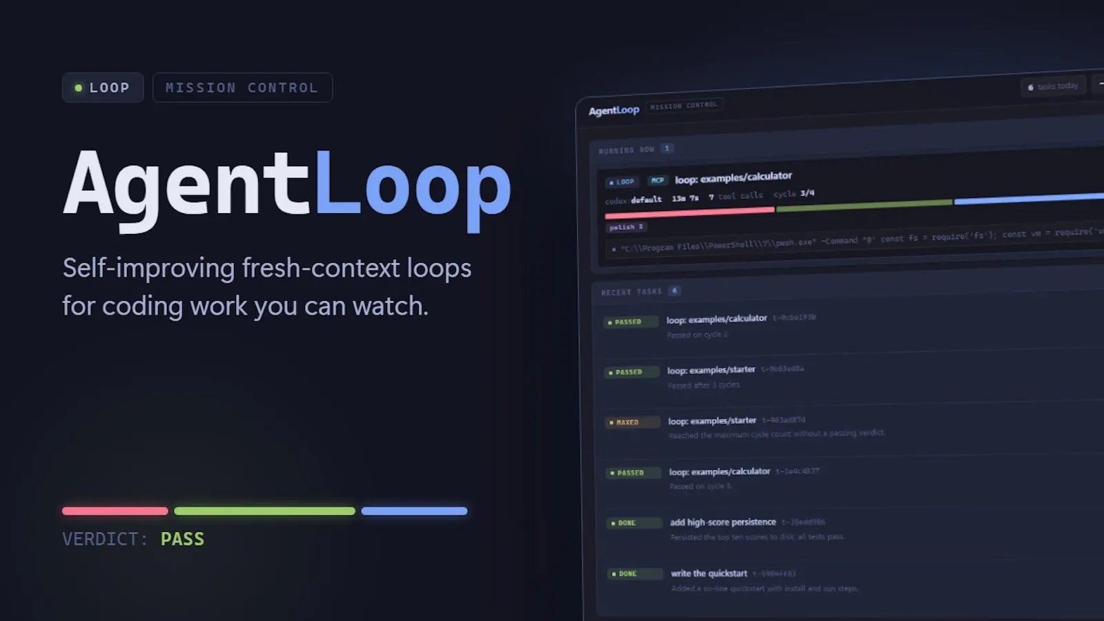 AgentLoop screenshot 1 (video preview)