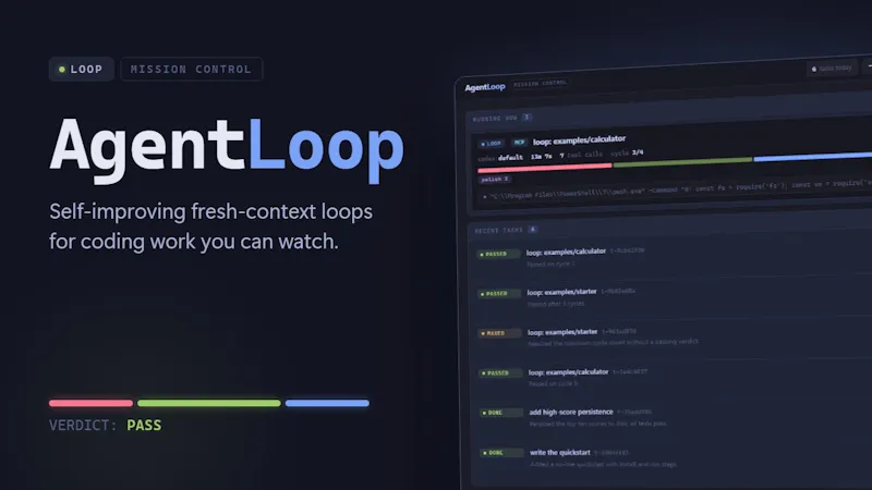 AgentLoop screenshot 1 (video preview)