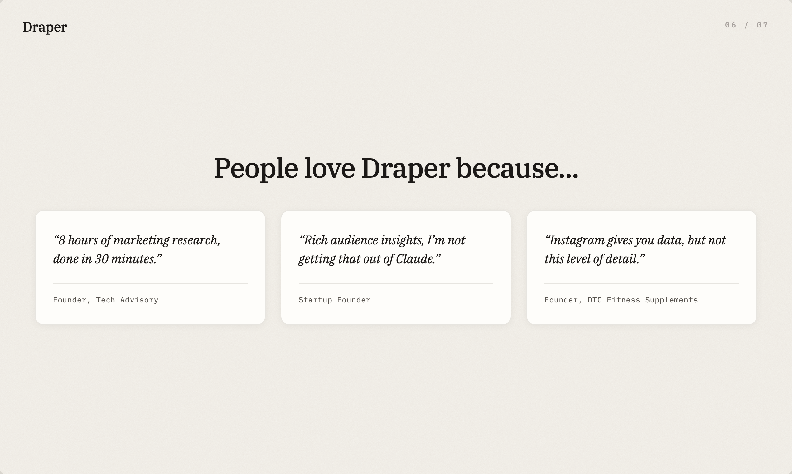 Draper gallery image