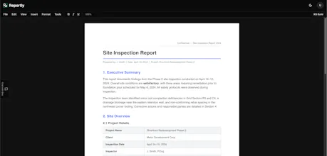 Reportly gallery image