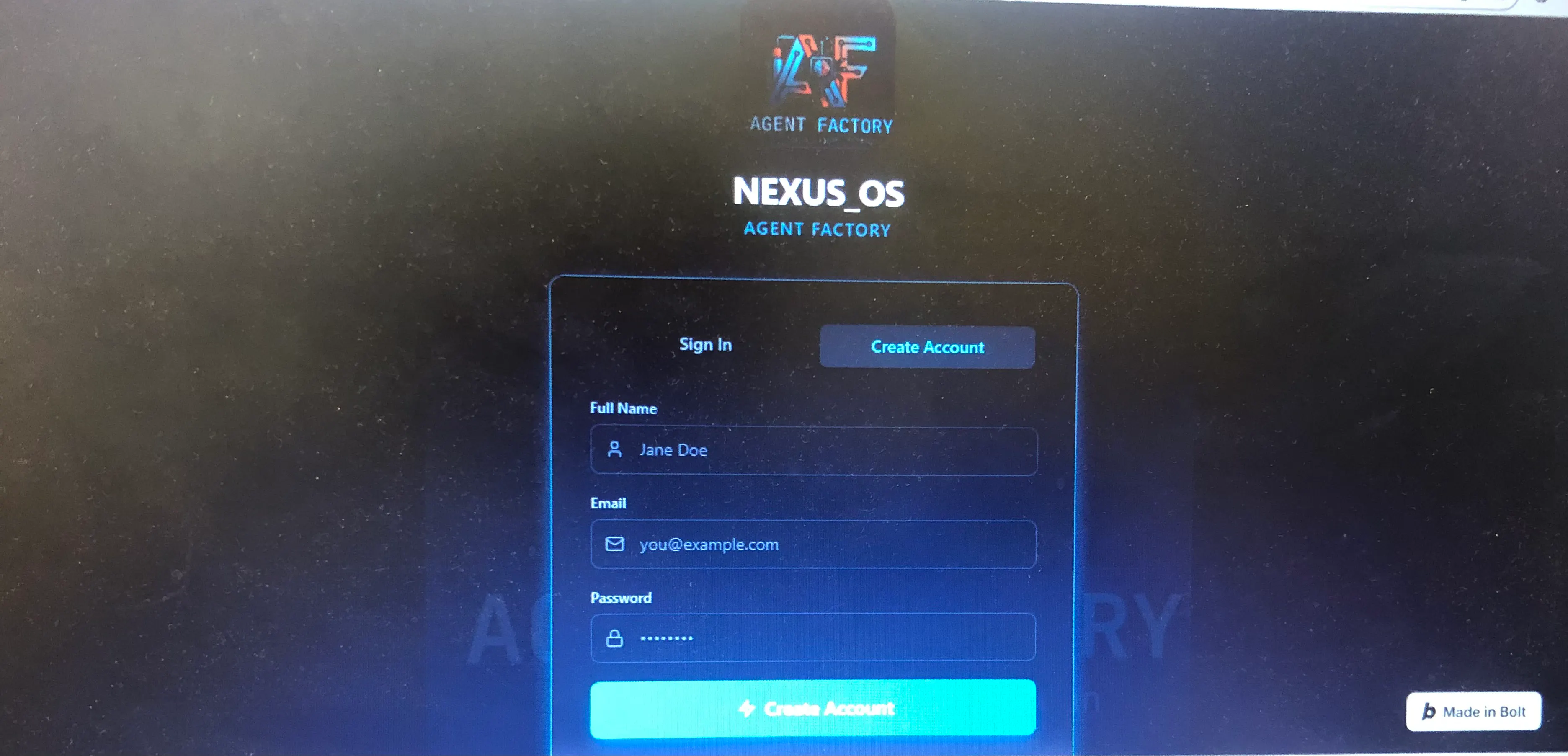 NEXUS_OS · Agent Factory gallery image