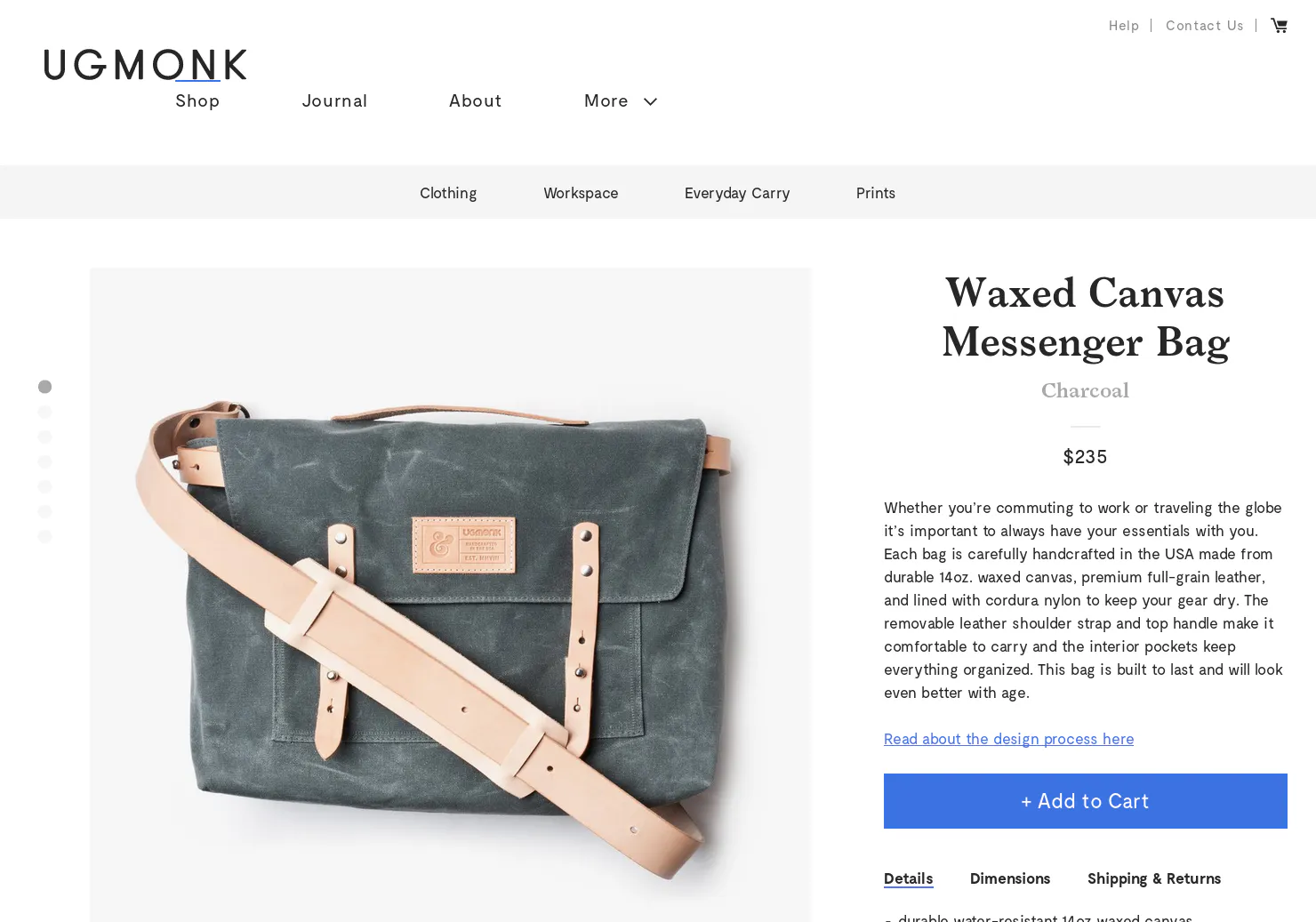 Ugmonk Messenger Bag