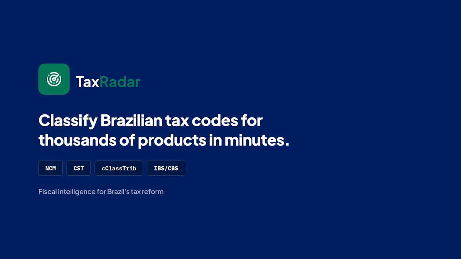 Tax Radar screenshot 1 (video preview)
