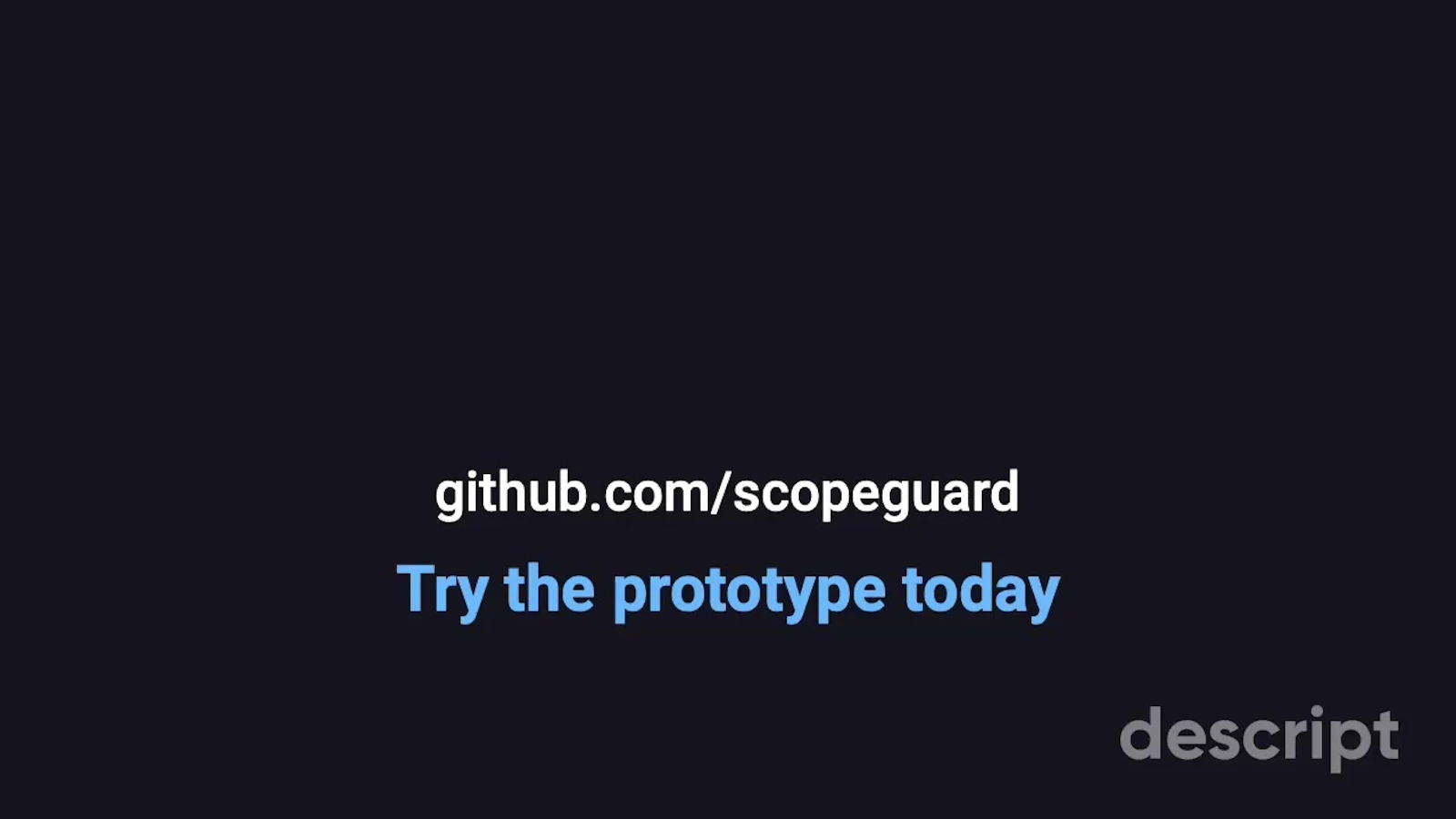 ScopeGuard — AI Code Governance screenshot 1 (video preview)