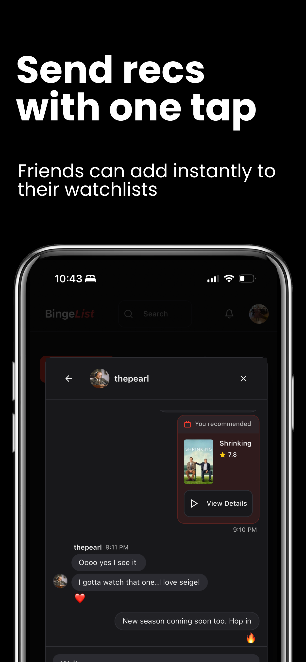 BingeList: Movie & TV Tracker gallery image