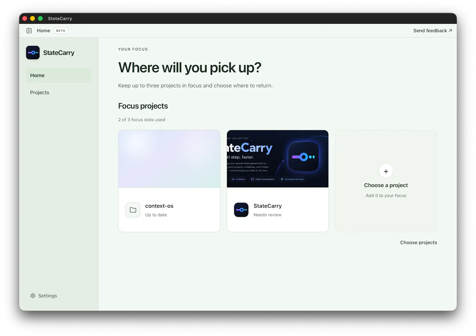 StateCarry screenshot 2