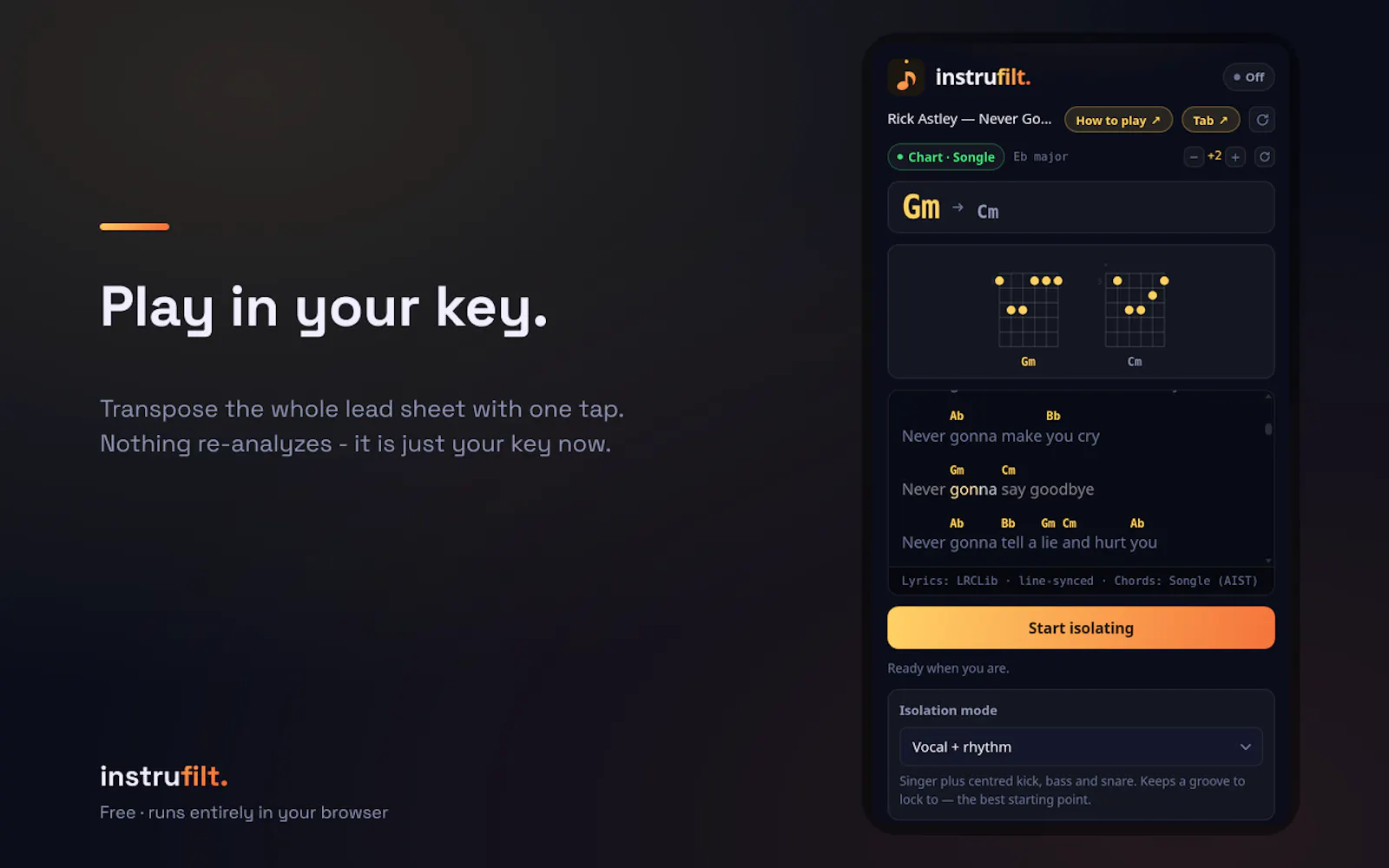 Instrufilt screenshot 3