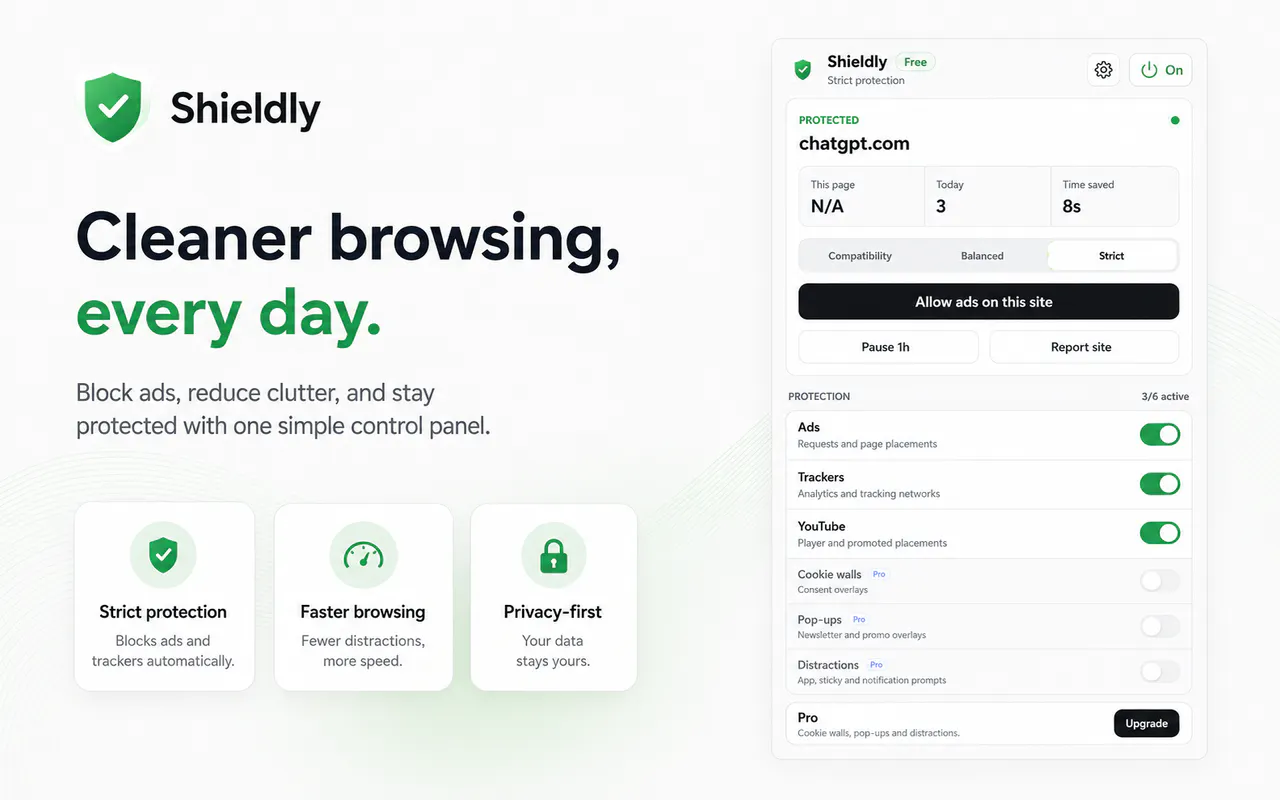 Shieldly Ad Blocker gallery image