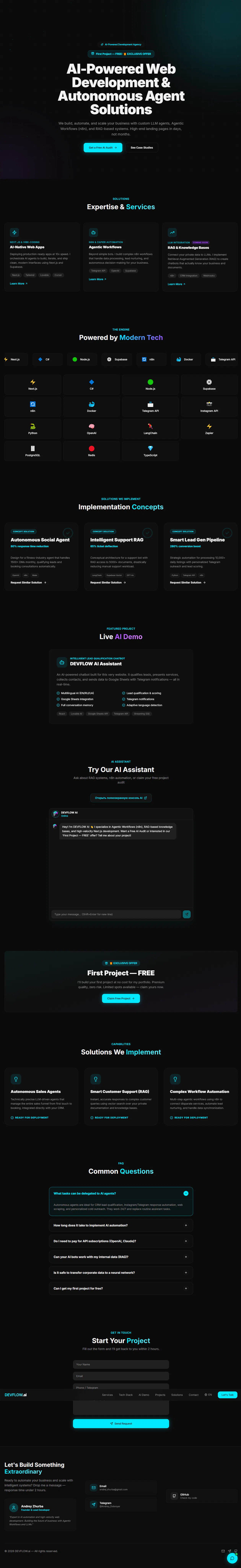 DEVFLOW.ai product banner