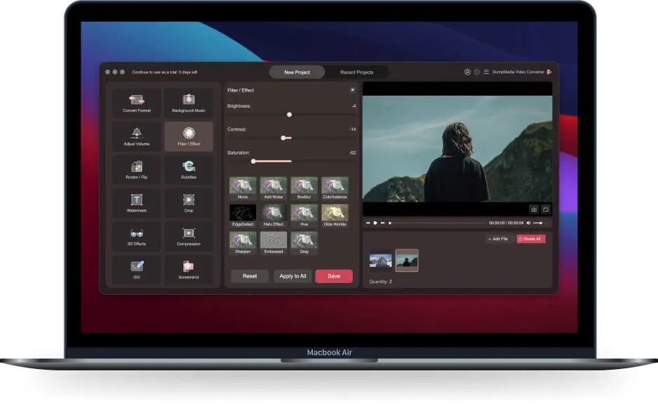 Media Penukar Video Dumpmedia - Penukar video All-in-One, editor, pemain dan pemuat turun. 4