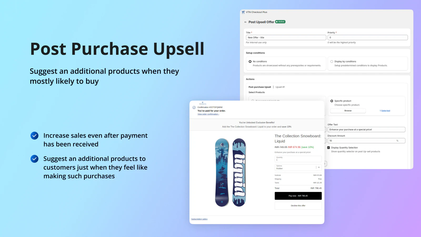 Shopify VTN Checkout Plus App screenshot 4