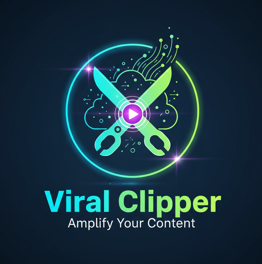 Viral Clipper (Online Mode) - Product Hunt launch logo and brand identity