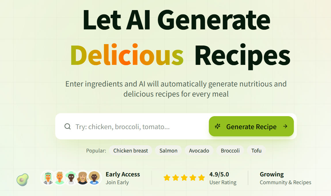 NutriChiefAI - Screenshot 2 showing product features and functionality