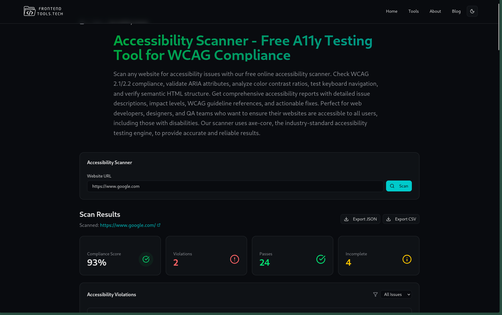 FrontendTools.tech gallery image