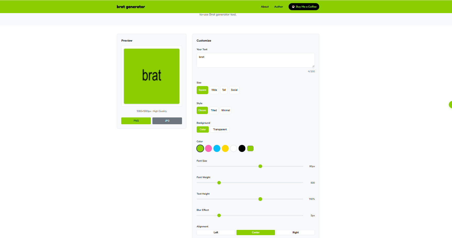 Brat Generator gallery image