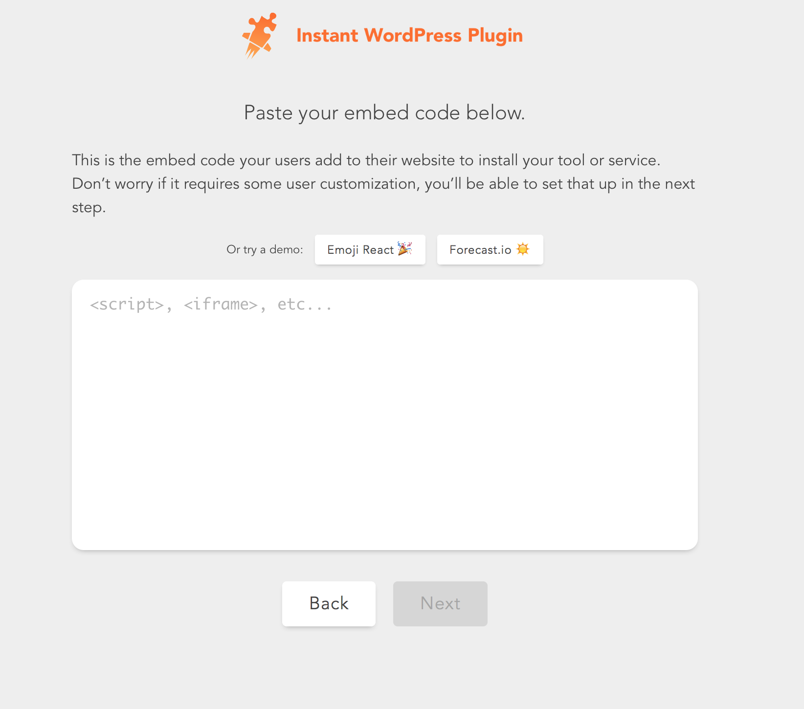 Instant WordPress Plugin gallery image