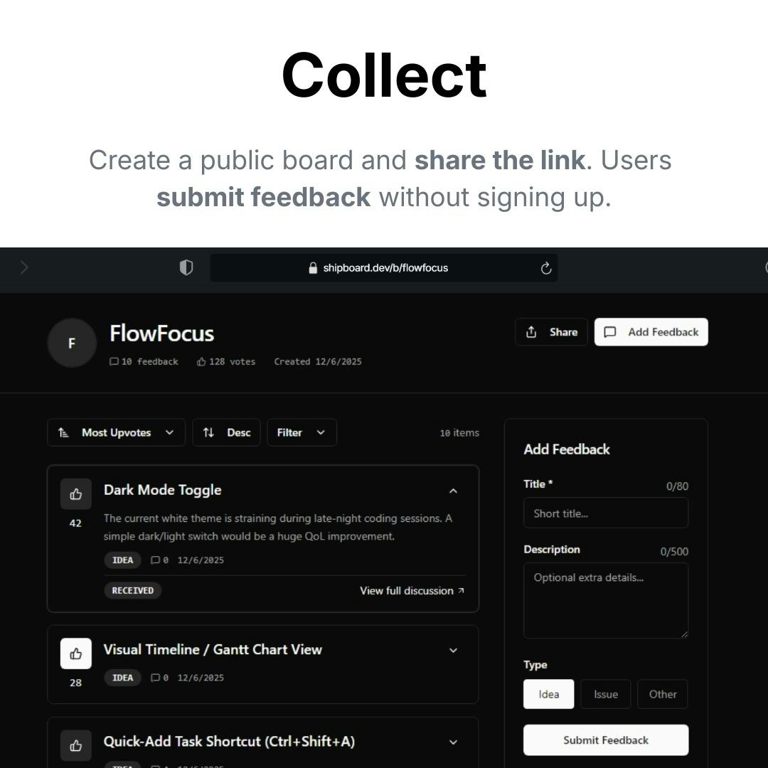 ShipBoard - Screenshot 2 showing product features and functionality