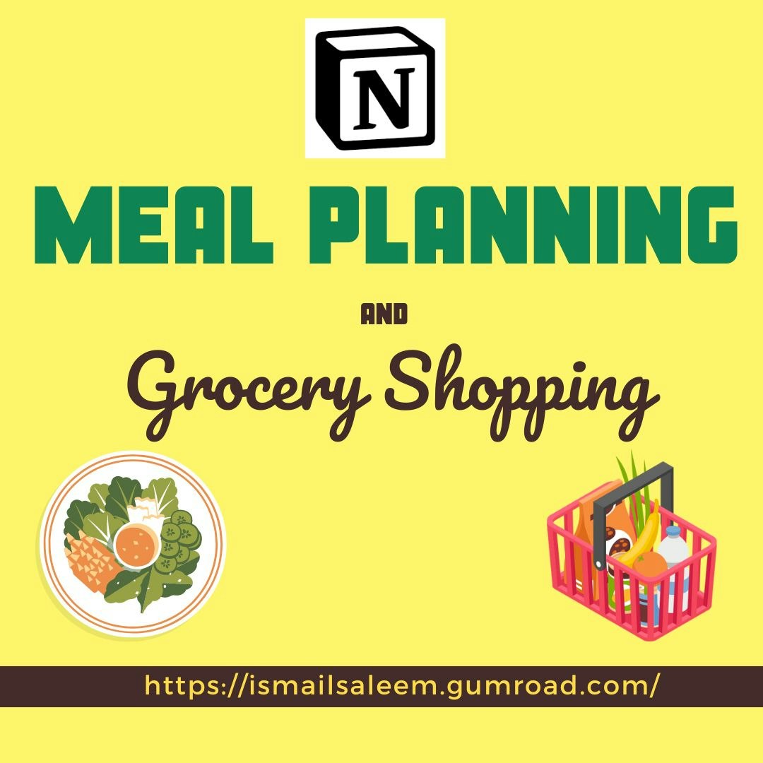 Notion Template for Meal Planning