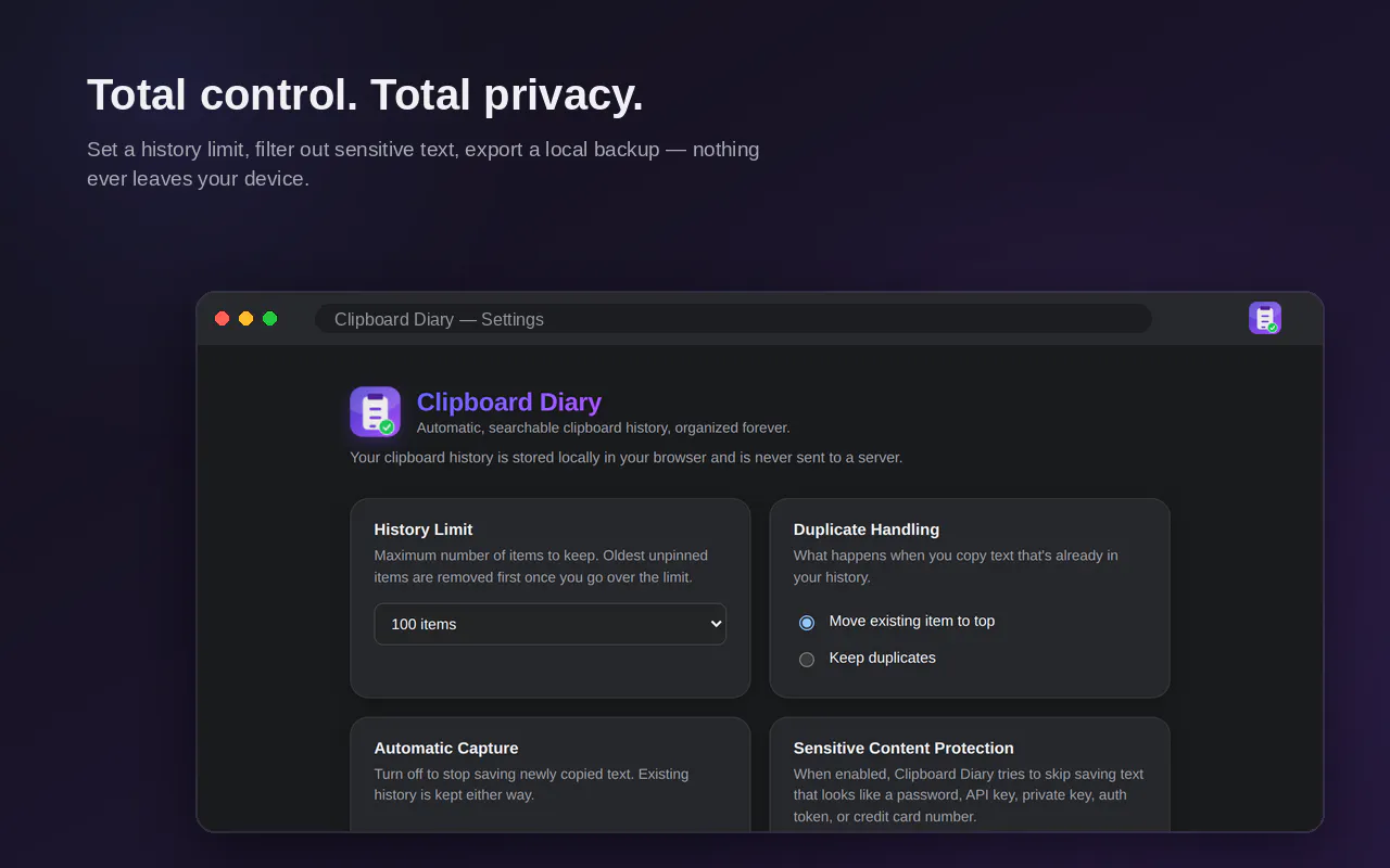 Clipboard Diary gallery image