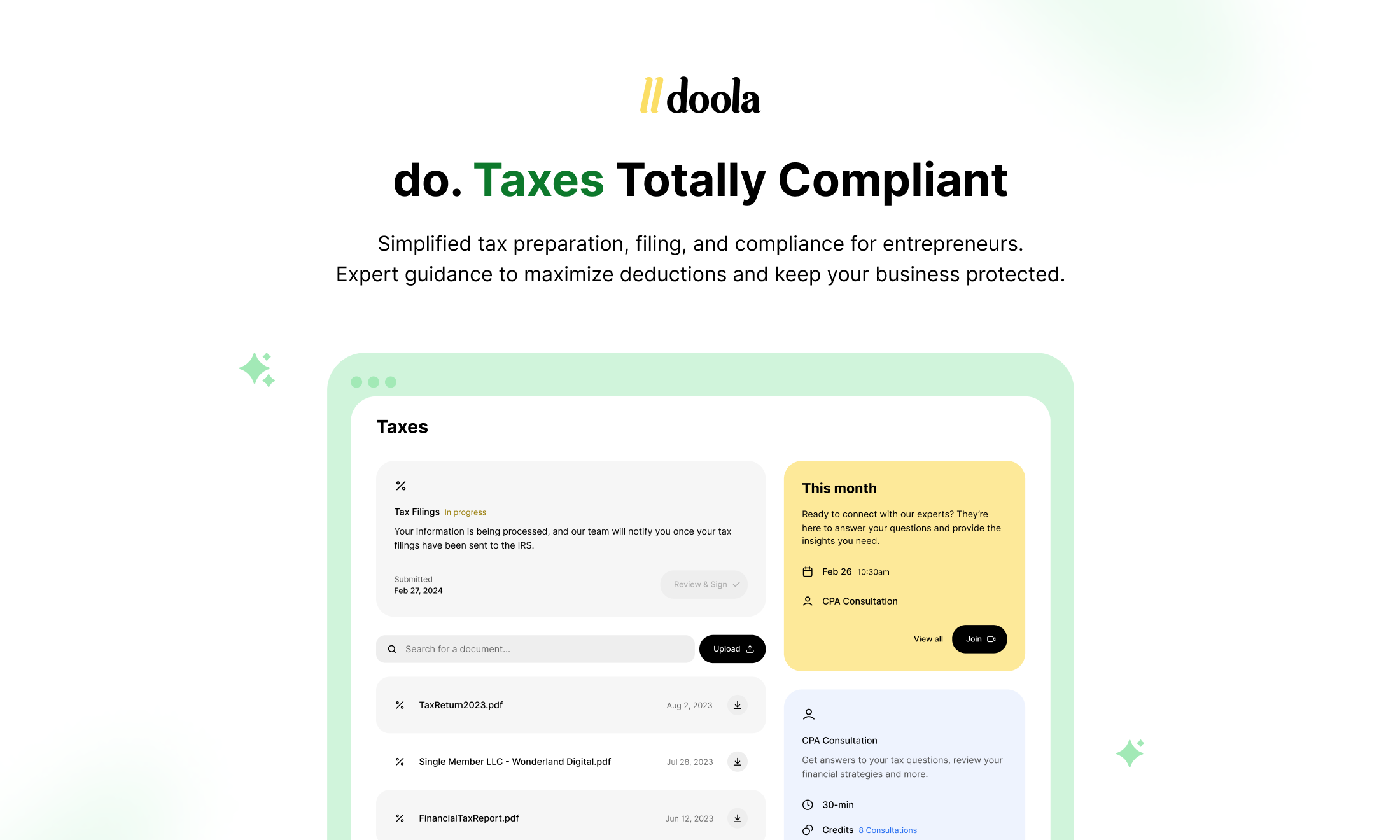 Doola Business-in-a-Box ™ für E-Commerce - Ihr E-Commerce-Backoffice.Vereinfacht. Medien 5