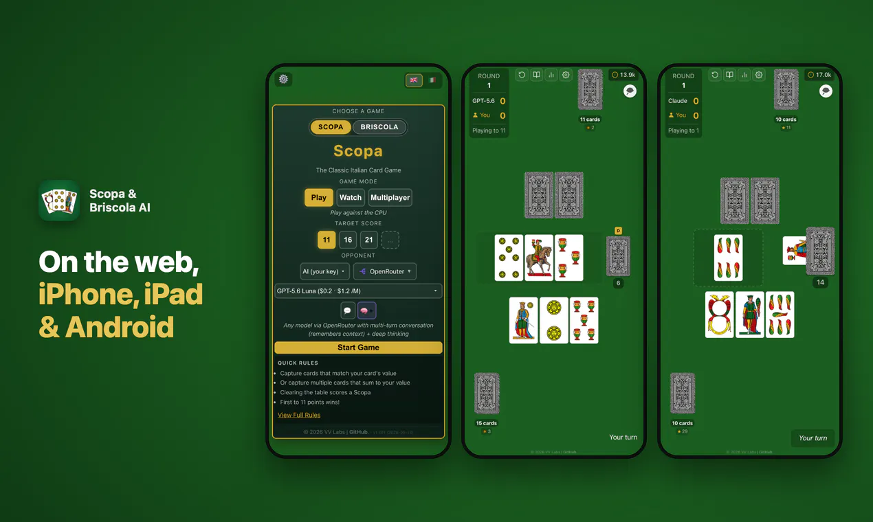 Scopa & Briscola AI gallery image