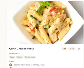 Dîner15' — AI Recipe Finder gallery image